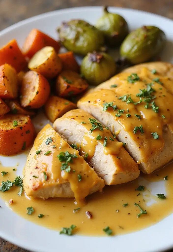 25 Baked Ranch Chicken Breast Recipes That Burst with Flavor 22 25 Baked Ranch Chicken Breast Recipes That Burst with Flavor - 21. Honey Mustard Ranch Chicken