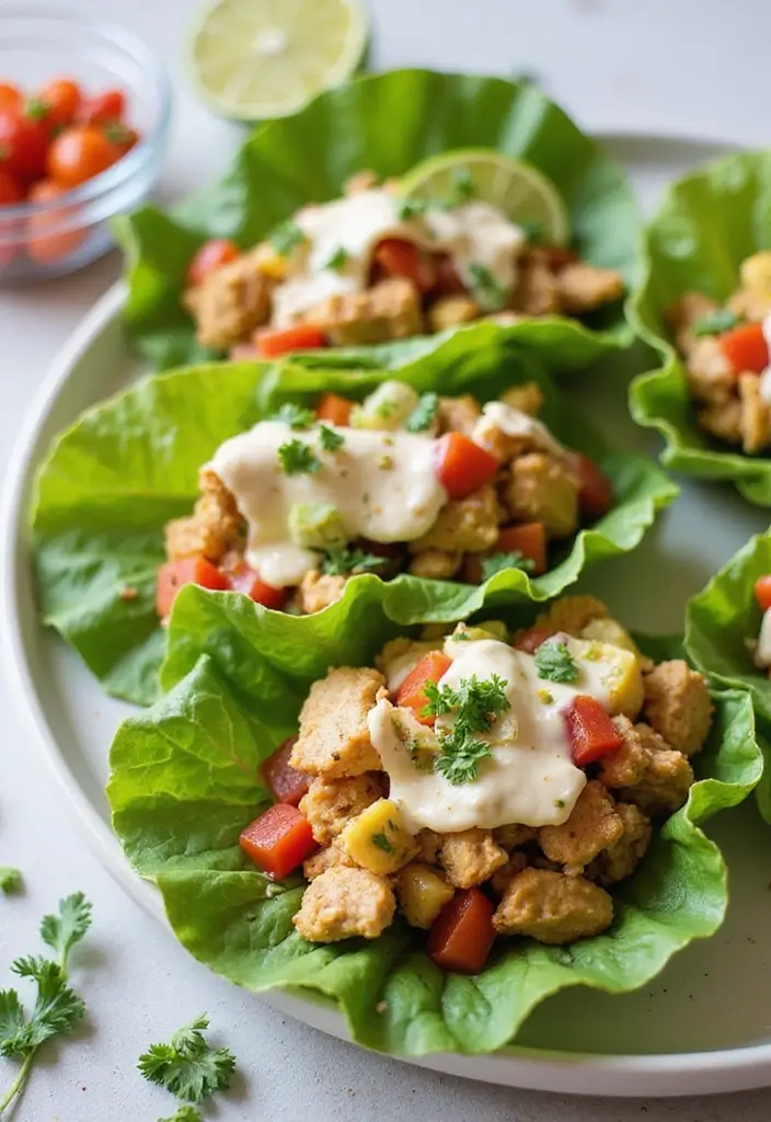 25 Baked Ranch Chicken Breast Recipes That Burst with Flavor 26 25 Baked Ranch Chicken Breast Recipes That Burst with Flavor - 25. Ranch Chicken Lettuce Wraps