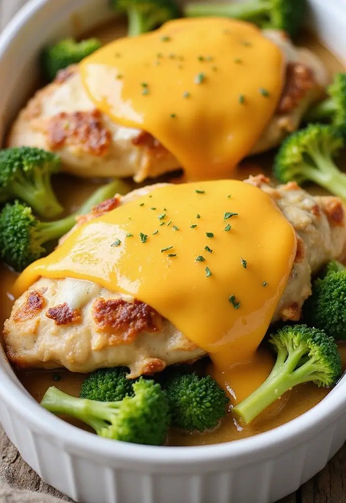 25 Baked Ranch Chicken Breast Recipes That Burst with Flavor 5 25 Baked Ranch Chicken Breast Recipes That Burst with Flavor - 4. Ranch Broccoli Cheddar Chicken