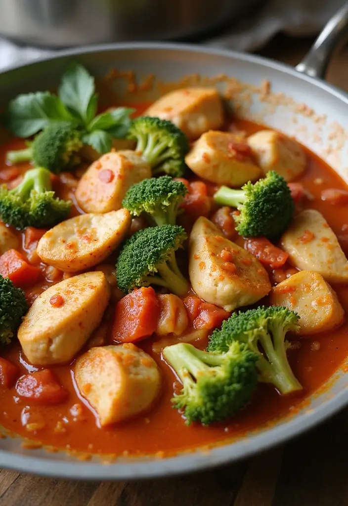 27 Broccoli and Chicken Casserole Recipes That Feel Like Home - 20. Broccoli Chicken Casserole with Creamy Tomato Sauce