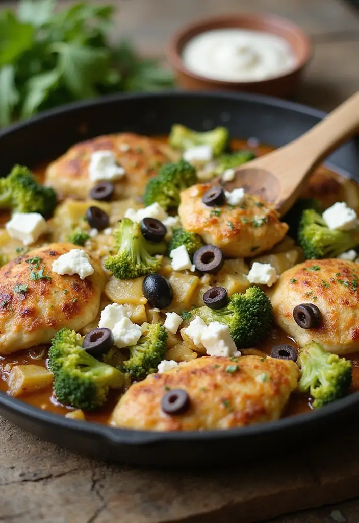 27 Broccoli and Chicken Casserole Recipes That Feel Like Home - 6. Mediterranean Broccoli Chicken Casserole