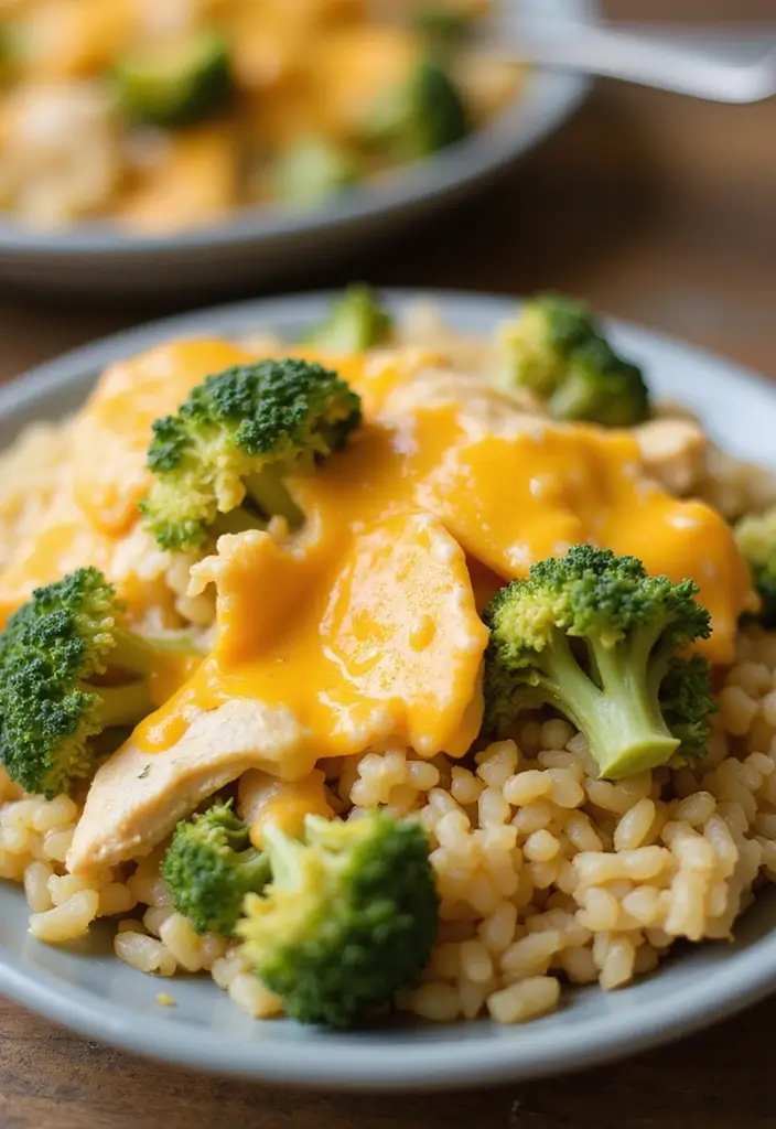 27 Broccoli and Chicken Casserole Recipes That Feel Like Home - 8. Classic Chicken Broccoli Cheese Rice Casserole