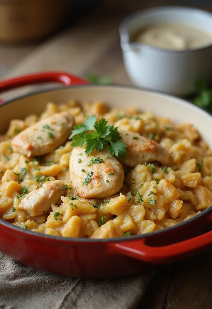 27 Easy Chicken Dinner Recipes Healthy & Full of Protein - 17. Chicken and Rice Casserole