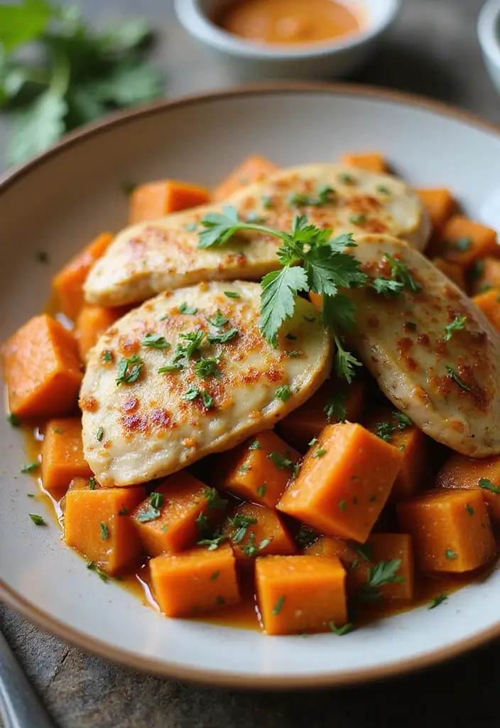 27 Hidden Valley Ranch Chicken Recipes That Are Creamy & Easy 25 27 Hidden Valley Ranch Chicken Recipes That Are Creamy & Easy - 24. Ranch Chicken and Sweet Potato Hash