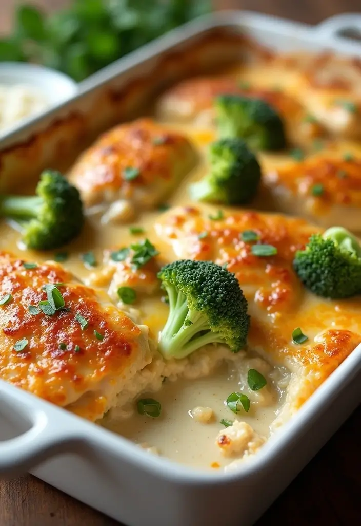 27 Hidden Valley Ranch Chicken Recipes That Are Creamy & Easy 9 27 Hidden Valley Ranch Chicken Recipes That Are Creamy & Easy - 8. Creamy Ranch Chicken and Broccoli Bake