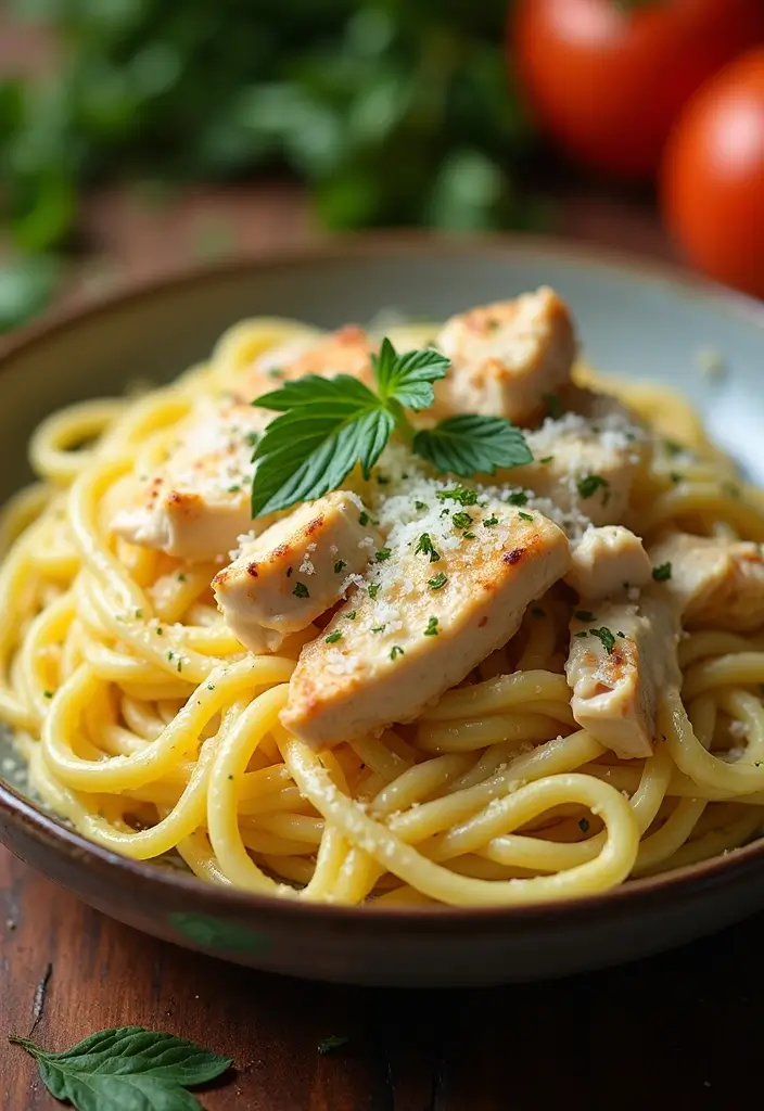 27 Keto Shredded Chicken Recipes That Are Perfect for Meal Prep 11 27 Keto Shredded Chicken Recipes That Are Perfect for Meal Prep - 10. Chicken Alfredo Zoodles