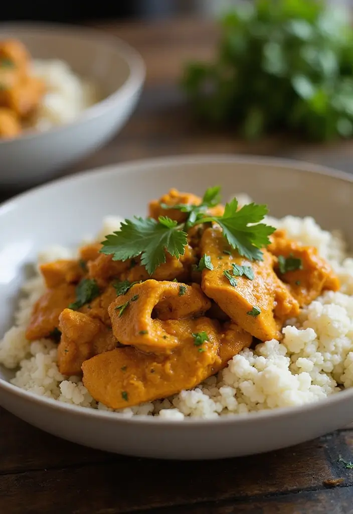 27 Keto Shredded Chicken Recipes That Are Perfect for Meal Prep 14 27 Keto Shredded Chicken Recipes That Are Perfect for Meal Prep - 13. Shredded Chicken Curry