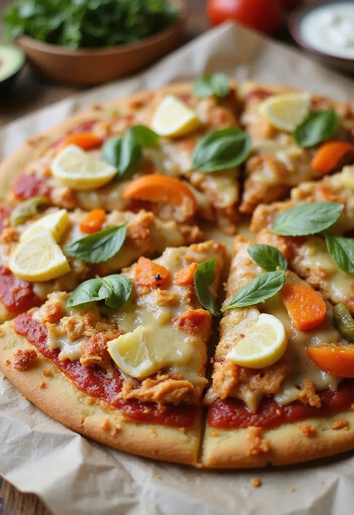 27 Keto Shredded Chicken Recipes That Are Perfect for Meal Prep 17 27 Keto Shredded Chicken Recipes That Are Perfect for Meal Prep - 16. Shredded Chicken Pizza