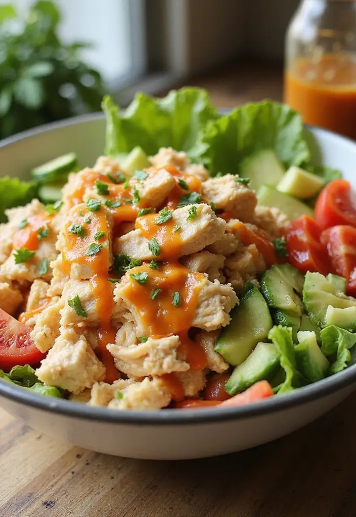 27 Keto Shredded Chicken Recipes That Are Perfect for Meal Prep 5 27 Keto Shredded Chicken Recipes That Are Perfect for Meal Prep - 4. Shredded Chicken Salad