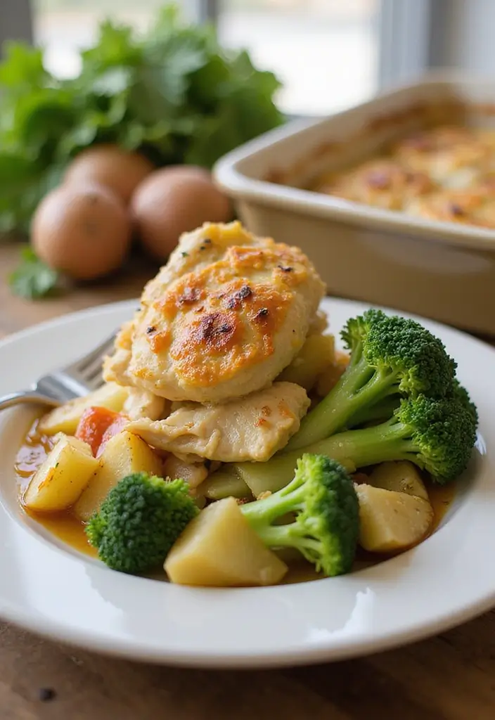 27 Loaded Chicken and Potato Casserole Recipes That Are Cheesy Comfort 15 27 Loaded Chicken and Potato Casserole Recipes That Are Cheesy Comfort - 14. Chicken and Potato Casserole with Broccoli