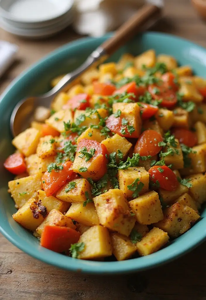 27 Loaded Chicken and Potato Casserole Recipes That Are Cheesy Comfort 17 27 Loaded Chicken and Potato Casserole Recipes That Are Cheesy Comfort - 16. Vegetarian Loaded Potato Casserole