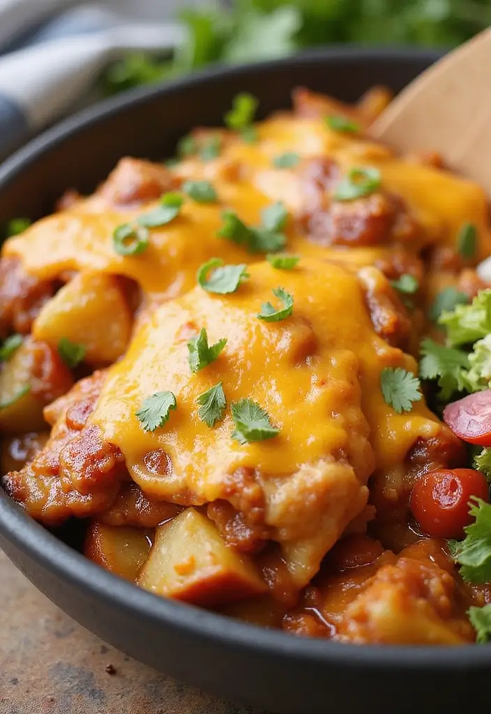 27 Loaded Chicken and Potato Casserole Recipes That Are Cheesy Comfort 3 27 Loaded Chicken and Potato Casserole Recipes That Are Cheesy Comfort - 2. BBQ Chicken and Potato Casserole