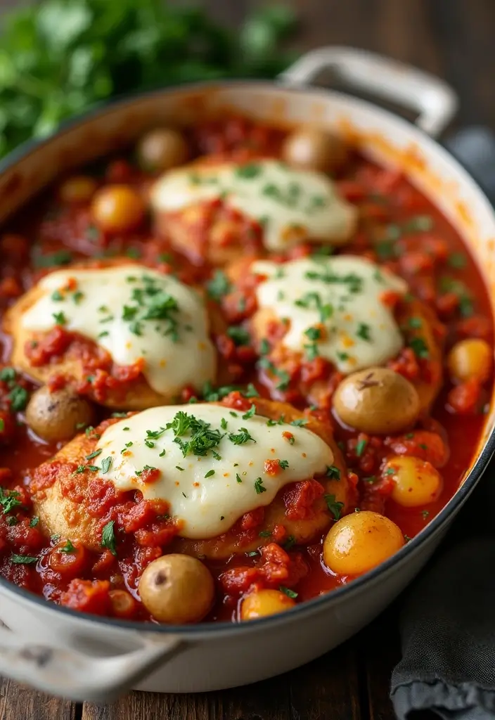 27 Loaded Chicken and Potato Casserole Recipes That Are Cheesy Comfort 7 27 Loaded Chicken and Potato Casserole Recipes That Are Cheesy Comfort - 6. Italian Chicken and Potato Casserole