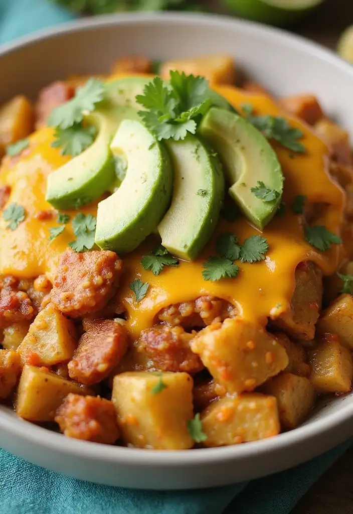 27 Loaded Chicken and Potato Casserole Recipes That Are Cheesy Comfort 9 27 Loaded Chicken and Potato Casserole Recipes That Are Cheesy Comfort - 8. Taco Chicken and Potato Casserole