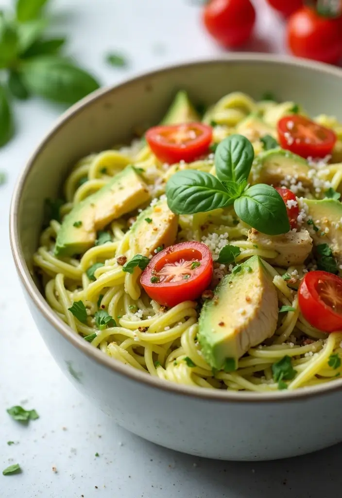 27 One Pot Marry Me Chicken Pasta Recipes That Wow Every Time - 22. One Pot Creamy Avocado Chicken Pasta
