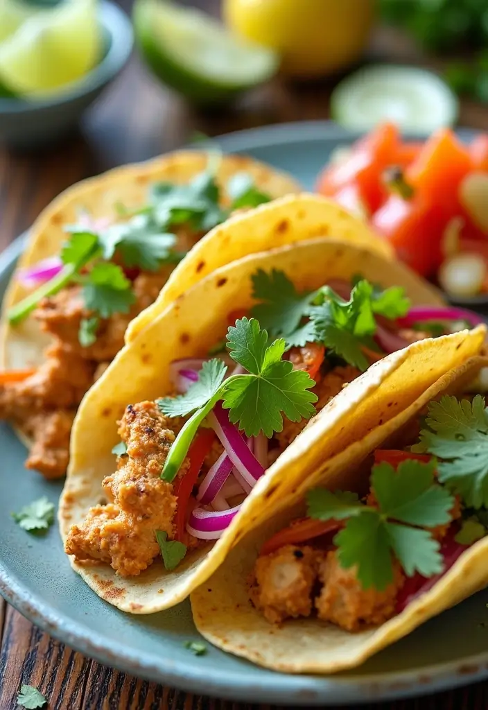 28 Cilantro Lime Chicken Tacos Recipes That Are Fresh & Zesty 25 28 Cilantro Lime Chicken Tacos Recipes That Are Fresh & Zesty - 24. Cilantro Lime Chicken Tacos with Pickled Vegetables