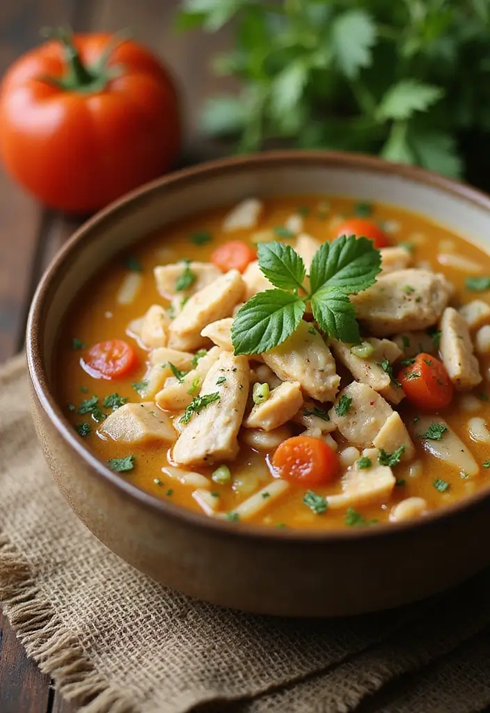 28 Creamy Chicken and Rice Soup Recipes That Are Silky & Delicious - 7. Italian Chicken and Rice Soup