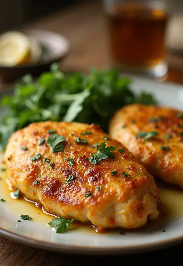 28 Healthy Chicken Cutlet Recipes That Are Crispy and Clean - 11. Garlic Butter Chicken Cutlets
