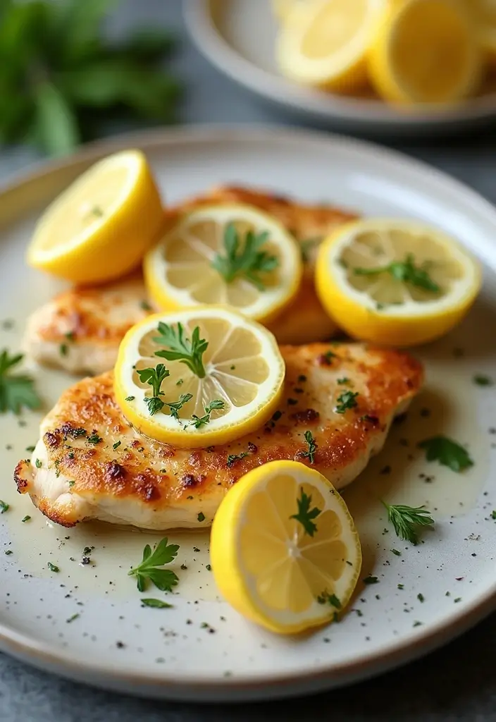 28 Healthy Chicken Cutlet Recipes That Are Crispy and Clean - 4. Lemon Herb Baked Chicken Cutlets