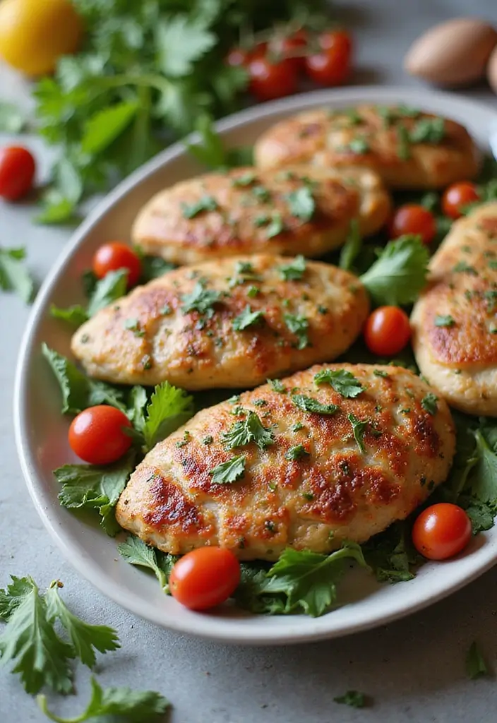 28 Healthy Chicken Cutlet Recipes That Are Crispy and Clean - 6. Mediterranean Herb Chicken Cutlets