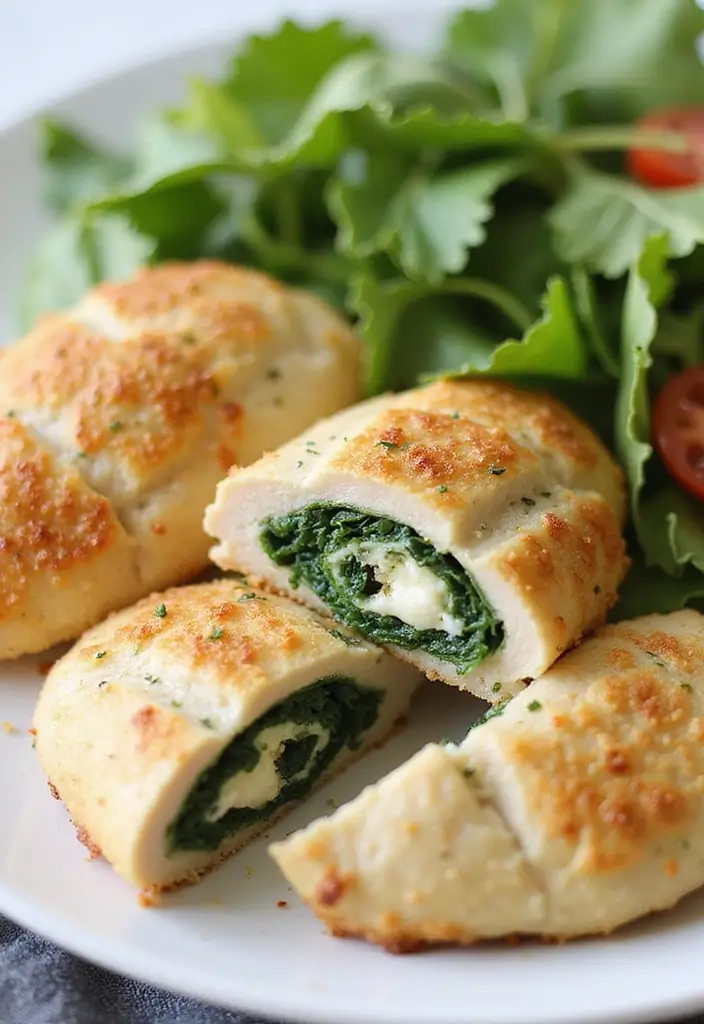 28 Healthy Chicken Cutlet Recipes That Are Crispy and Clean - 9. Spinach and Feta Stuffed Chicken Cutlets