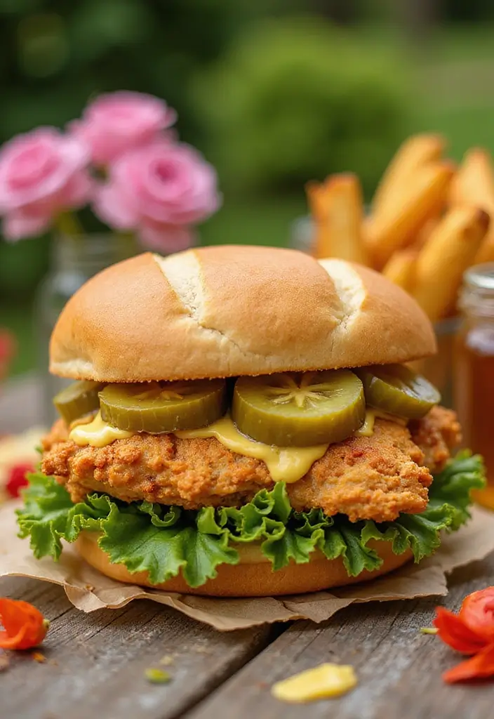 29 Baked Chicken Sandwich Recipes That Are Crispy & Filling - 7. Honey Mustard Baked Chicken Sandwich