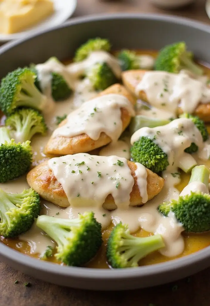 29 Baked Chicken and Broccoli Recipes for Healthy Comfort Dinners 29 29 Baked Chicken and Broccoli Recipes for Healthy Comfort Dinners - 28. Ranch Chicken and Broccoli Bake