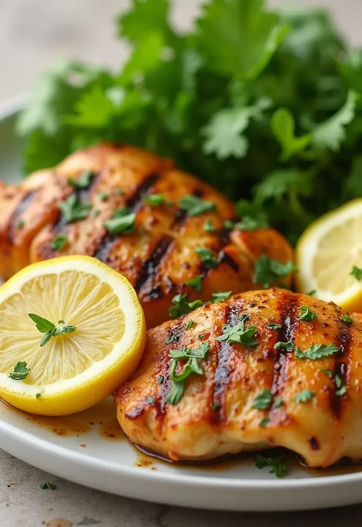 29 Blackstone Chicken Recipes That Are Perfect for Flat Top Grills - 1. Lemon Herb Grilled Chicken