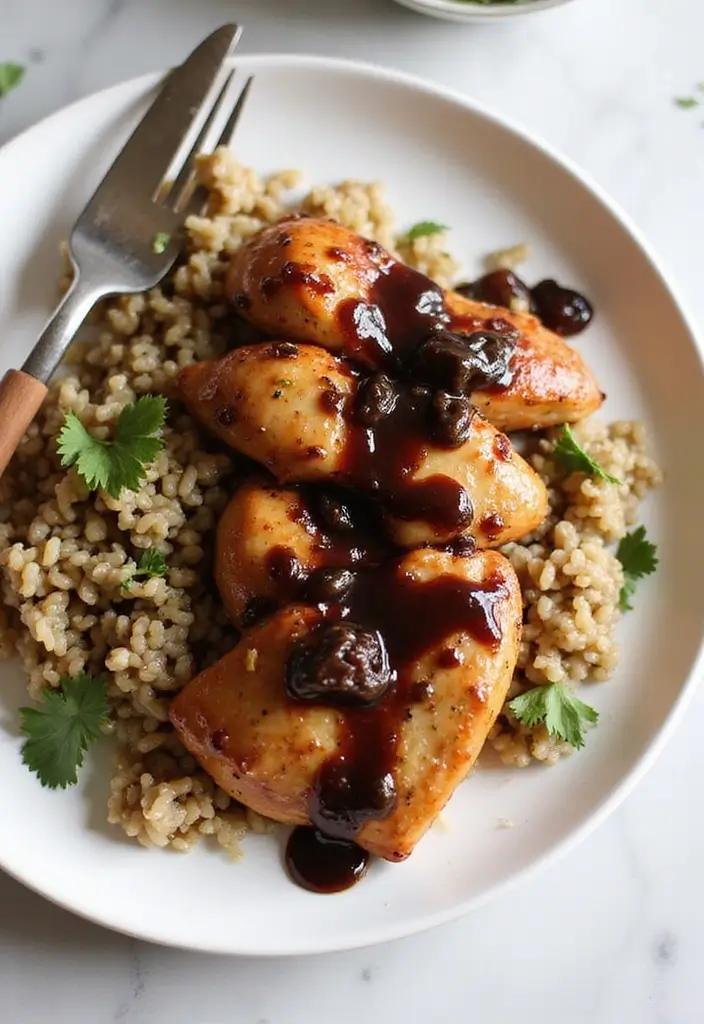 29 Blackstone Chicken Recipes That Are Perfect for Flat Top Grills - 21. Balsamic Glazed Chicken