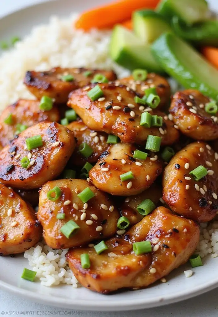 29 Blackstone Chicken Recipes That Are Perfect for Flat Top Grills - 22. Sesame Soy Grilled Chicken