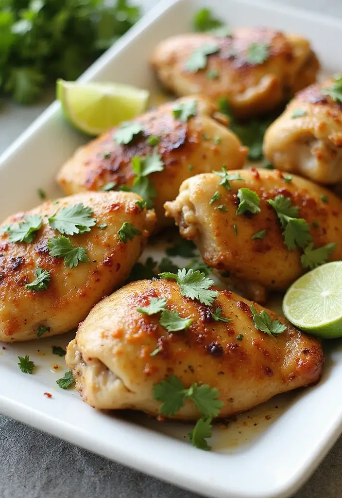 29 Blackstone Chicken Recipes That Are Perfect for Flat Top Grills - 9. Cilantro Lime Chicken