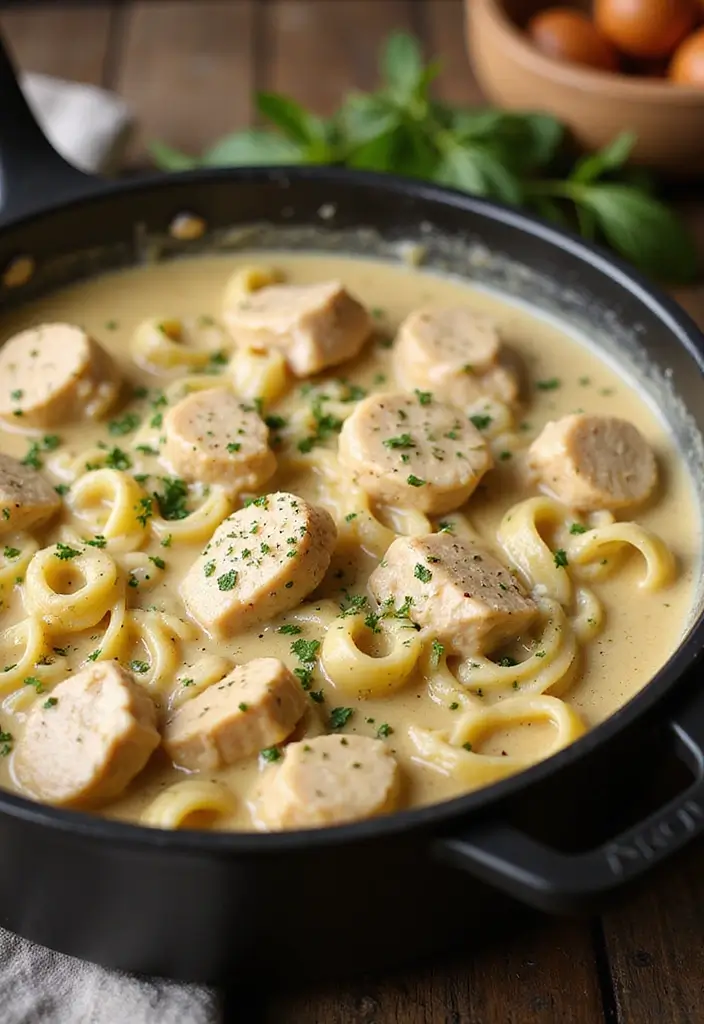 29 Chicken Alfredo Pasta Recipes Easy Enough for Weeknights - 11. One-Pot Chicken Alfredo