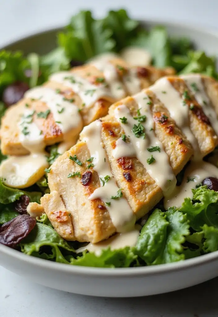 29 Chicken Alfredo Pasta Recipes Easy Enough for Weeknights - 29. Chicken Alfredo Salad