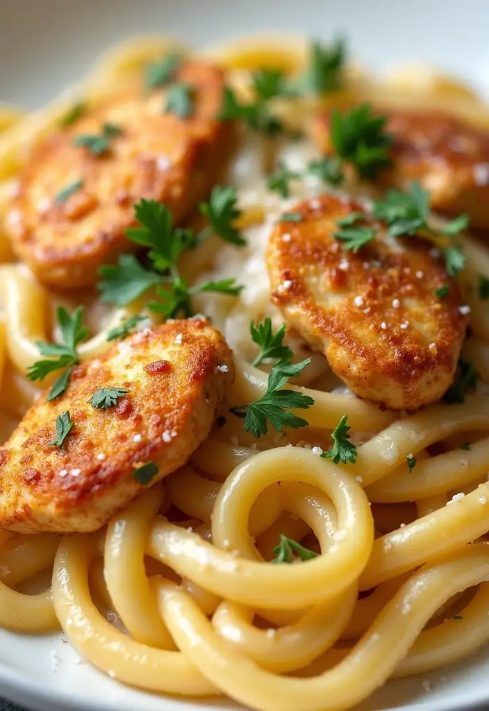 29 Chicken Alfredo Pasta Recipes Easy Enough for Weeknights - 8. Cajun Chicken Alfredo