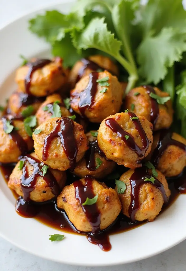 29 Chicken Breast Bites Recipes That Are Easy & Protein-Packed - 13. Balsamic Glazed Chicken Bites