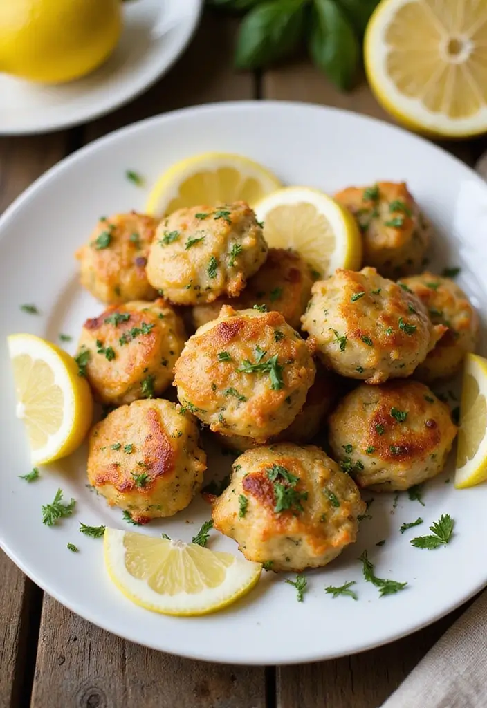 29 Chicken Breast Bites Recipes That Are Easy & Protein-Packed - 2. Lemon Herb Chicken Bites