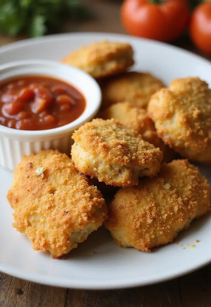 29 Chicken Breast Bites Recipes That Are Easy & Protein-Packed - 6. Parmesan Crusted Chicken Bites