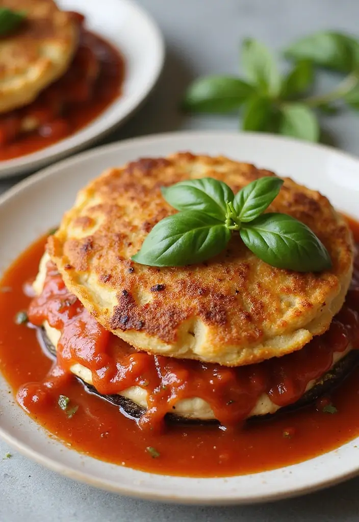 29 Chicken Chaffle Recipe Keto Versions That Are Crispy & Low-Carb 28 29 Chicken Chaffle Recipe Keto Versions That Are Crispy & Low-Carb - 27. Eggplant Parmesan Chicken Chaffle