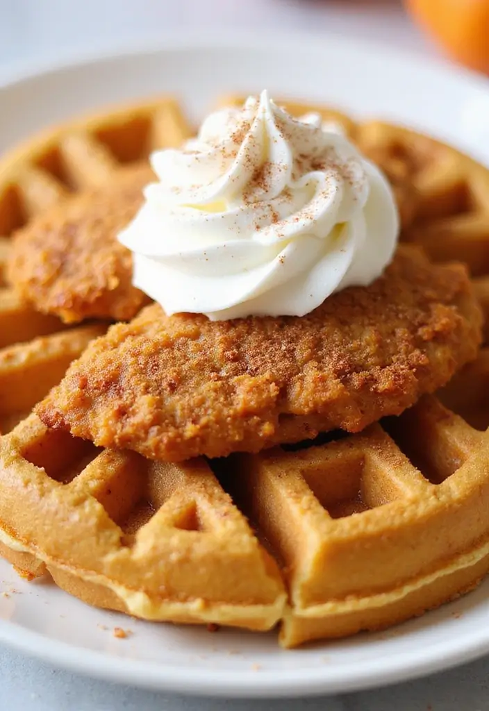 29 Chicken Chaffle Recipe Keto Versions That Are Crispy & Low-Carb 30 29 Chicken Chaffle Recipe Keto Versions That Are Crispy & Low-Carb - 29. Pumpkin Spice Chicken Chaffle