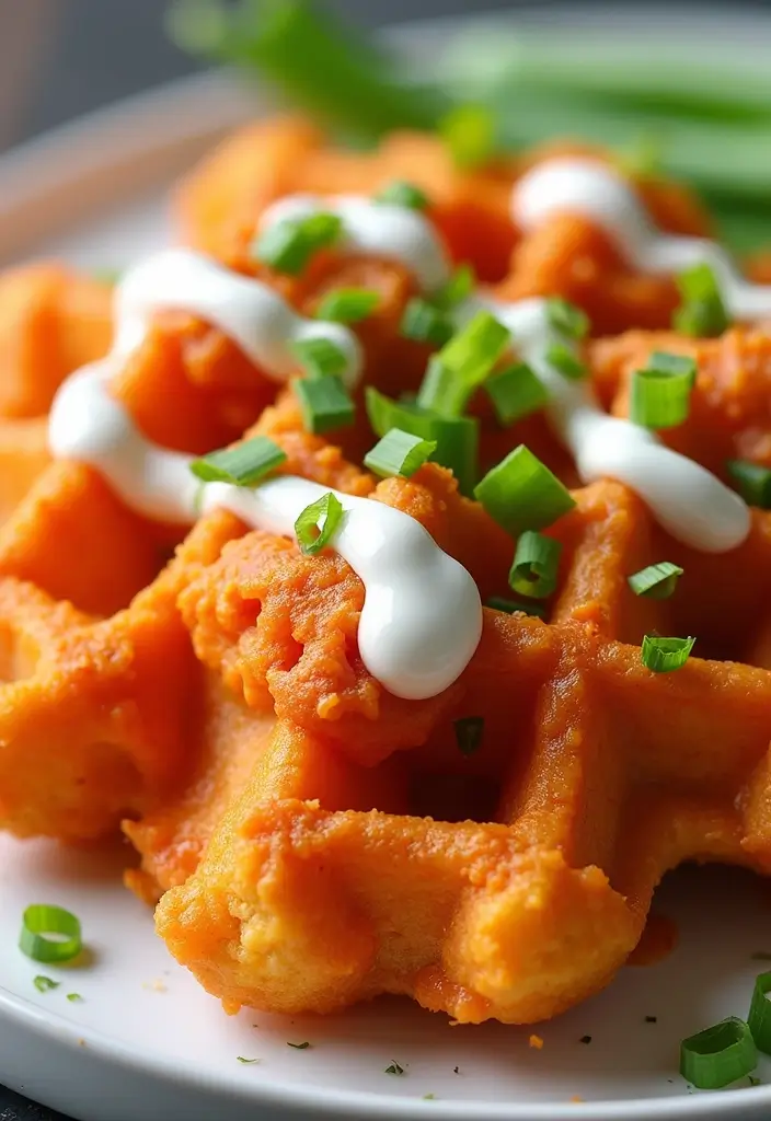 29 Chicken Chaffle Recipe Keto Versions That Are Crispy & Low-Carb 6 29 Chicken Chaffle Recipe Keto Versions That Are Crispy & Low-Carb - 5. Buffalo Chicken Chaffle