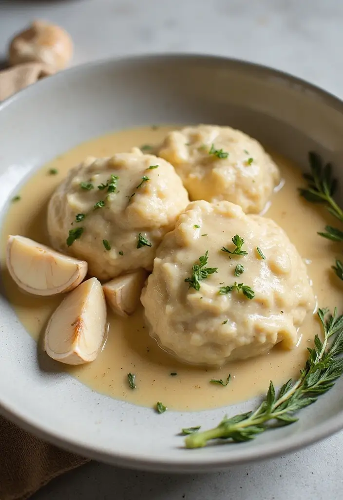 29 Chicken and Dumplings Recipe Variations That Are Comfort Food Goals 3 29 Chicken and Dumplings Recipe Variations That Are Comfort Food Goals - 2. Creamy Garlic Chicken and Dumplings