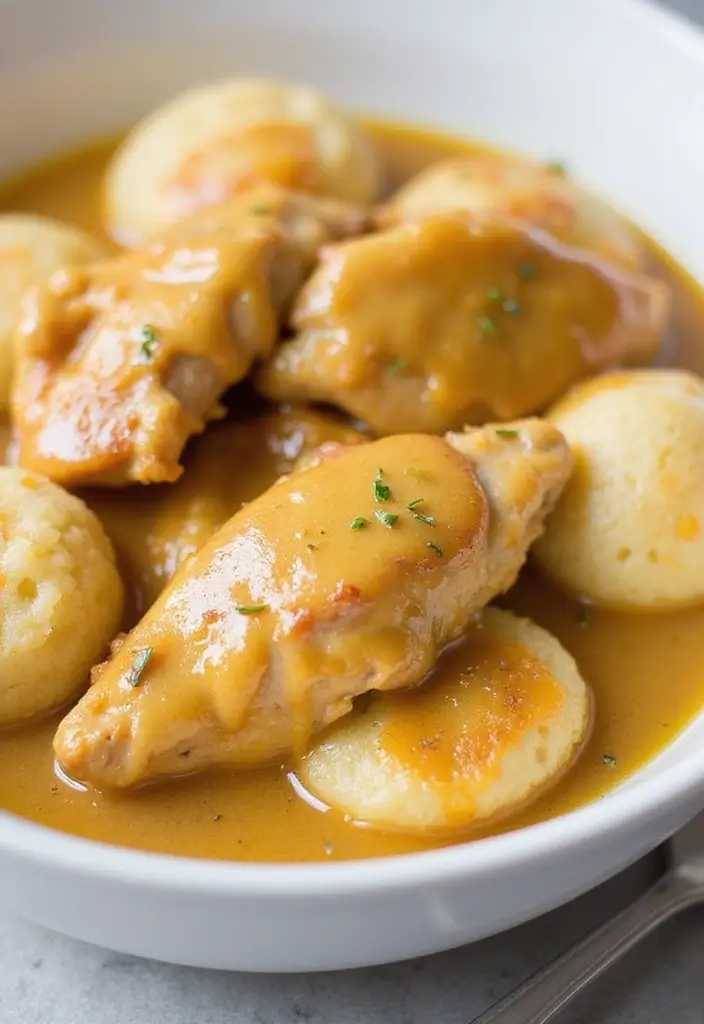 29 Chicken and Dumplings Recipe Variations That Are Comfort Food Goals 23 29 Chicken and Dumplings Recipe Variations That Are Comfort Food Goals - 22. Honey Mustard Chicken and Dumplings