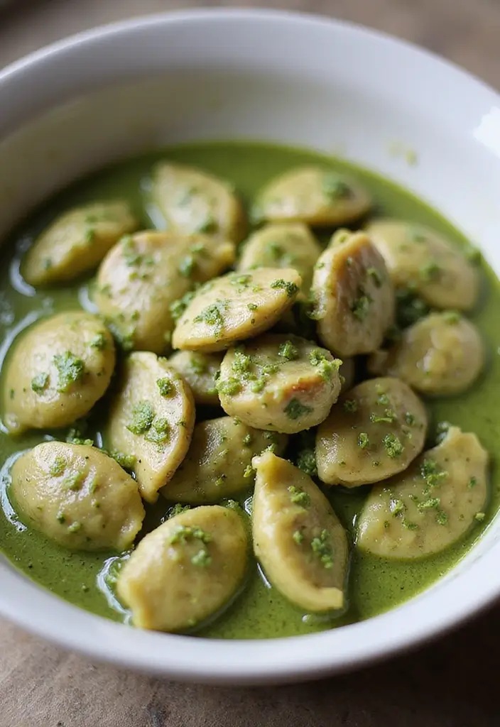 29 Chicken and Dumplings Recipe Variations That Are Comfort Food Goals 29 29 Chicken and Dumplings Recipe Variations That Are Comfort Food Goals - 28. Pesto Chicken and Dumplings