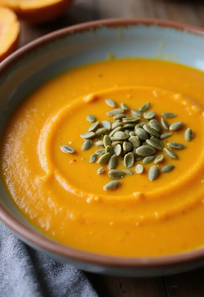 29 Crockpot Creamy Chicken Parmesan Soup Recipes That Are Rich & Smooth - 10. Butternut Squash Creamy Chicken Soup