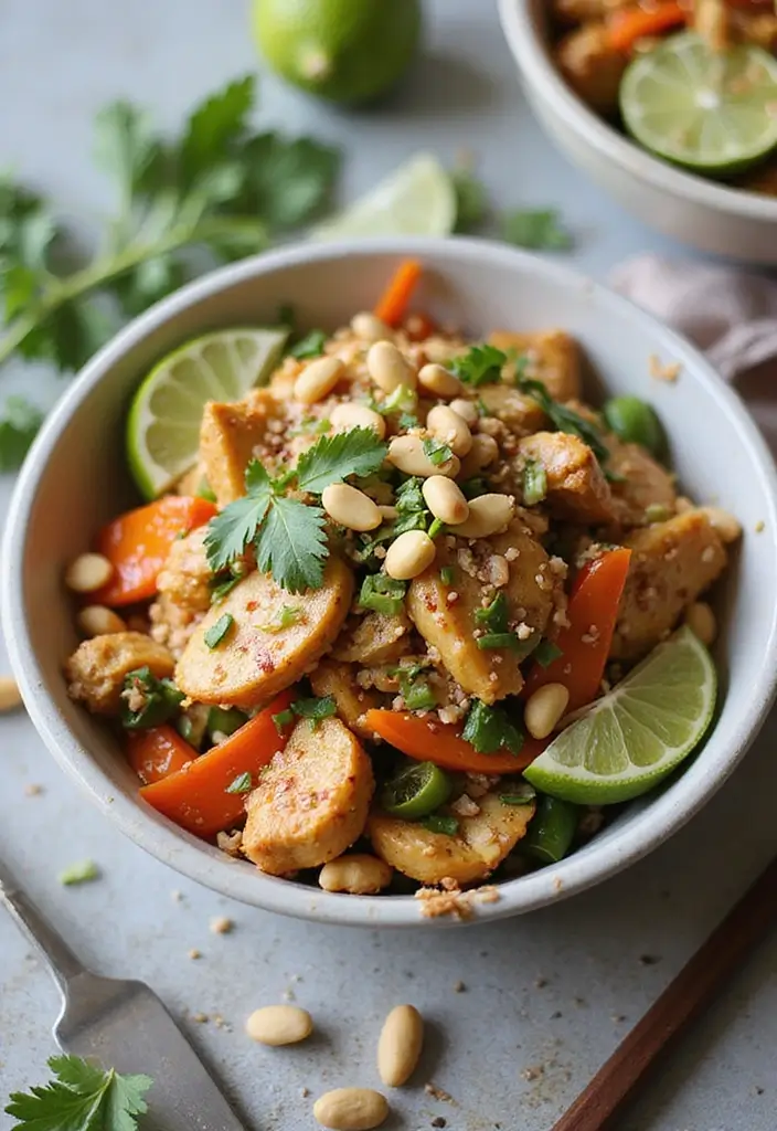 29 Recipes for Chicken Salad That's Creamy & Crunchy Perfection - 10. Thai Chicken Salad