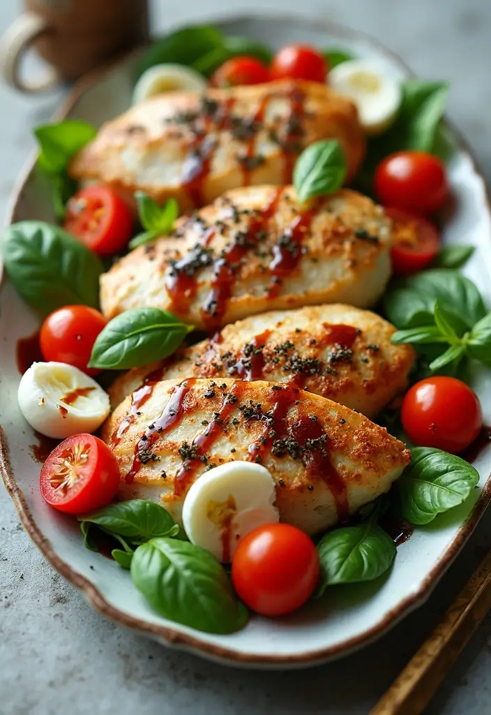 29 Recipes for Chicken Salad That's Creamy & Crunchy Perfection - 18. Caprese Chicken Salad