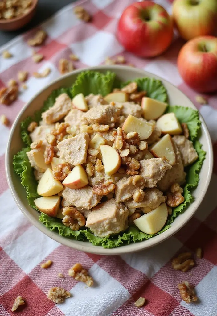 29 Recipes for Chicken Salad That's Creamy & Crunchy Perfection - 9. Apple Walnut Chicken Salad