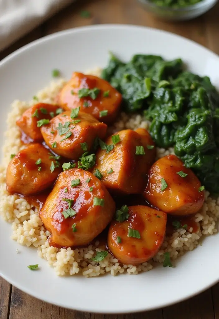 29 Smothered Chicken with Creamed Spinach Recipes That Are Rich & Comforting 15 29 Smothered Chicken with Creamed Spinach Recipes That Are Rich & Comforting - 14. Sweet and Sour Smothered Chicken