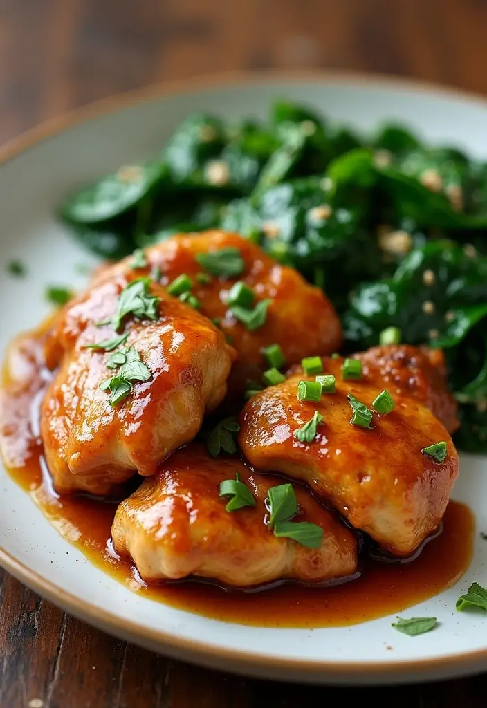 29 Smothered Chicken with Creamed Spinach Recipes That Are Rich & Comforting 28 29 Smothered Chicken with Creamed Spinach Recipes That Are Rich & Comforting - 27. Ginger Soy Smothered Chicken