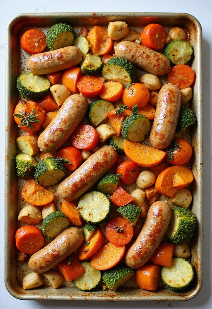 30 Chicken Sausage Sheet Pan Recipes That Make Dinner Easy - 15. Chicken Sausage Stir-Fry with Mixed Veggies